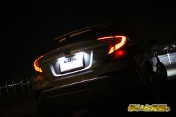 画像2: C-HR専用LEDライセンスランプ(日亜製LED)